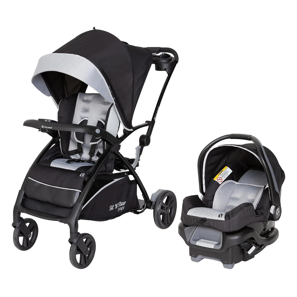 Baby Trend Sit N' Stand 5-in-1 Shopper Travel System, Moondust