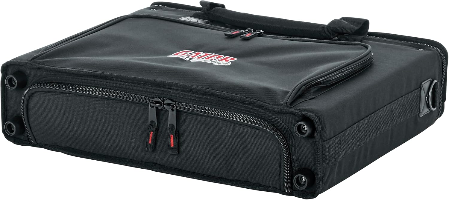 Gator Cases Portable 2U Rack Bag with 14' Rackable Depth, (GRB-2U)