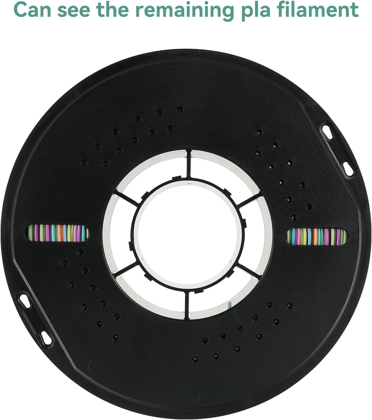 Kingroon 10KG Silk Rainbow PLA Filament Bundle, 1.75mm Multicolor Gradient 3D Printing Filament, 10 x 1KG Spools, Dimensional Accuracy ±0.03mm, No Bubble & Less Warping, Fits Most FDM 3D Printers