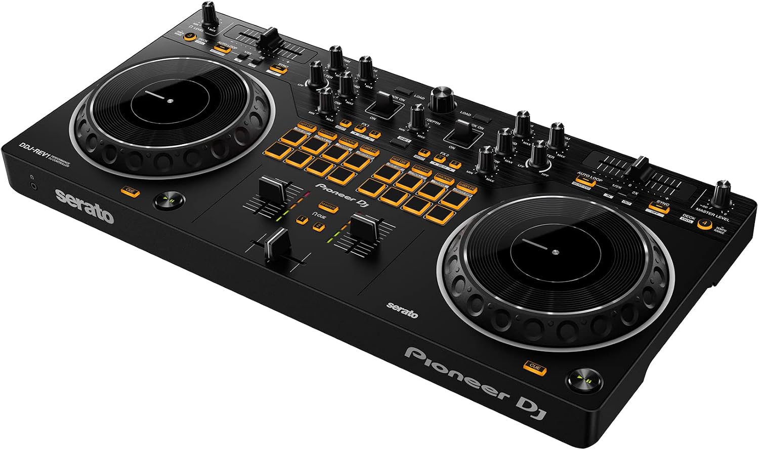 Pioneer DJ DDJ-REV1 2-deck Serato DJ Controller, Black
