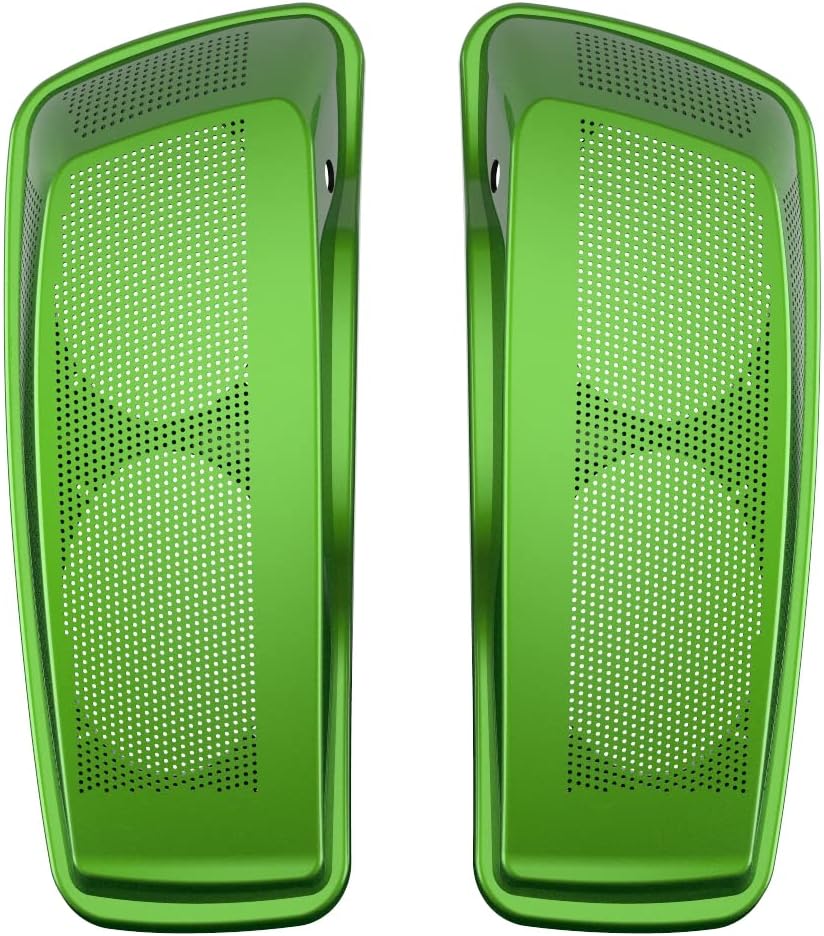 Advanblack Saddlebag Dual 6x9 Speaker lids, Audio Covers Fit for H-D Touring, Road Glide, Street Glide Special, Road King, 2014 2015 2016 2017 2018 2019 2020 2021 2022 2023