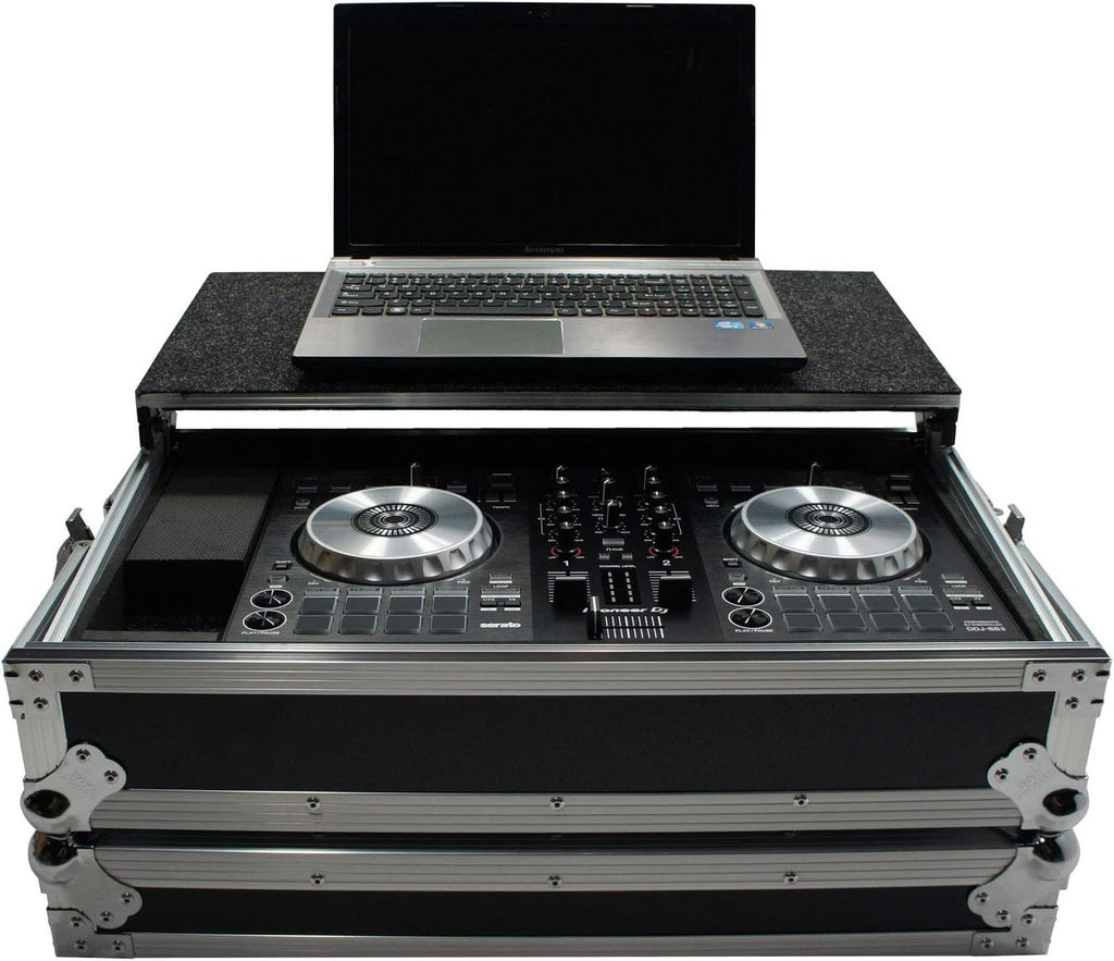 Harmony Audio HCDDJSBLT Flight Glide Laptop Stand DJ Case Compatible with Numark Mixtrack Pro II