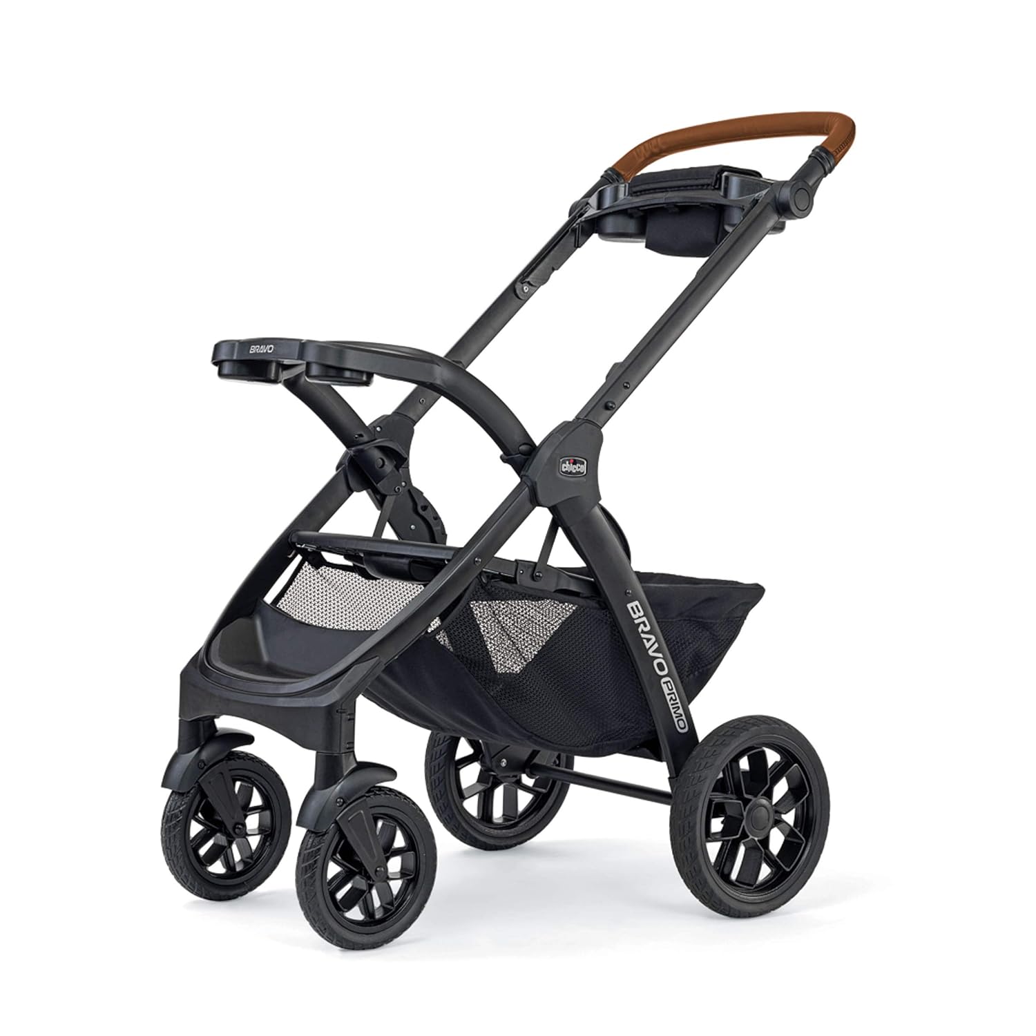 Chicco Bravo Primo 3-in-1 Trio Travel System, Bravo Primo Quick-Fold Stroller with KeyFit 35 Zip Infant Car Seat and Base, Springhill/Black