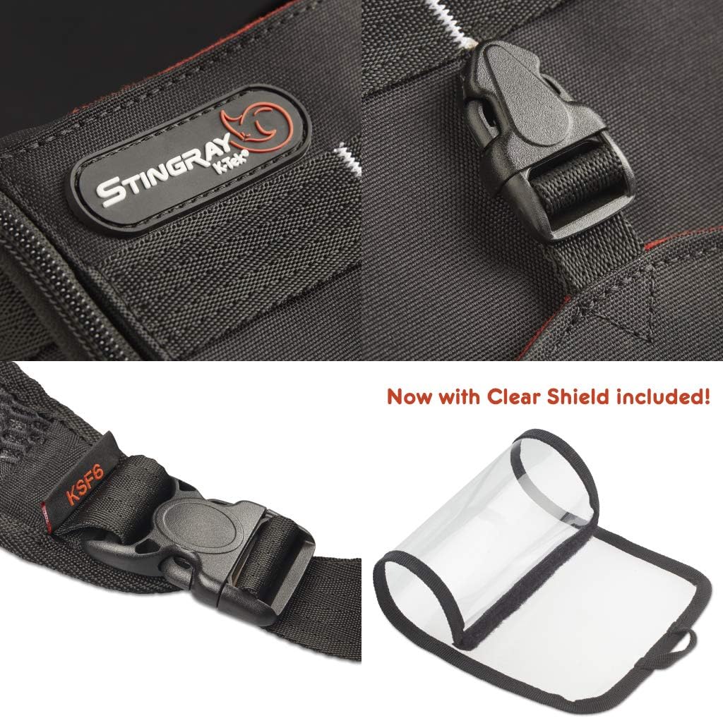 K-Tek KSF6 Stingray Bag for Zoom F6 Mixer/Recorder (now with Clear Shield)
