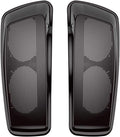 Advanblack Saddlebag Dual 6x9 Speaker lids, Audio Covers Fit for H-D Touring, Road Glide, Street Glide Special, Road King, 2014 2015 2016 2017 2018 2019 2020 2021 2022 2023