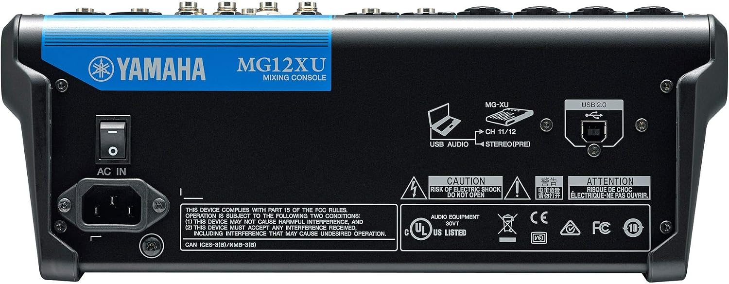 Yamaha MG12XU 12-Input 4-Bus Mixer with Effects