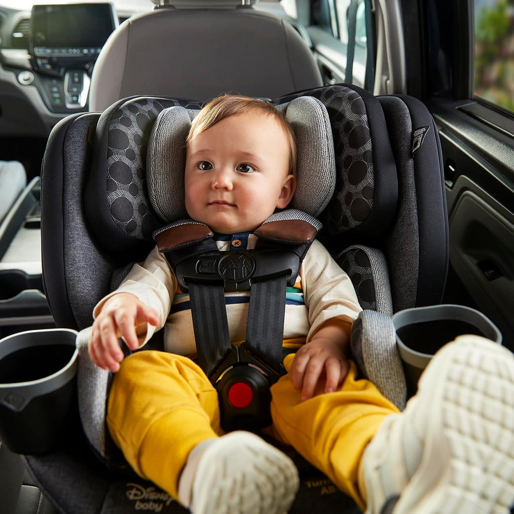 Disney Baby Turn and Go 360 Rotating All-in-One Convertible Car Seat, Vintage Mickey Mouse