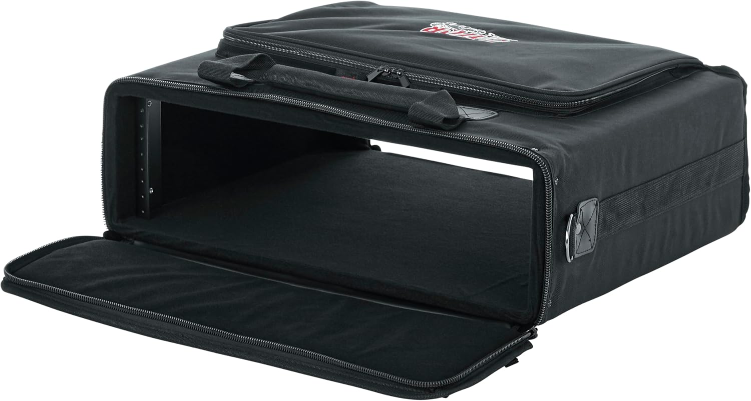 Gator Cases Rack Bag Series Portable 3U Rack Bag with 14' Rackable Depth, (GRB-3U)