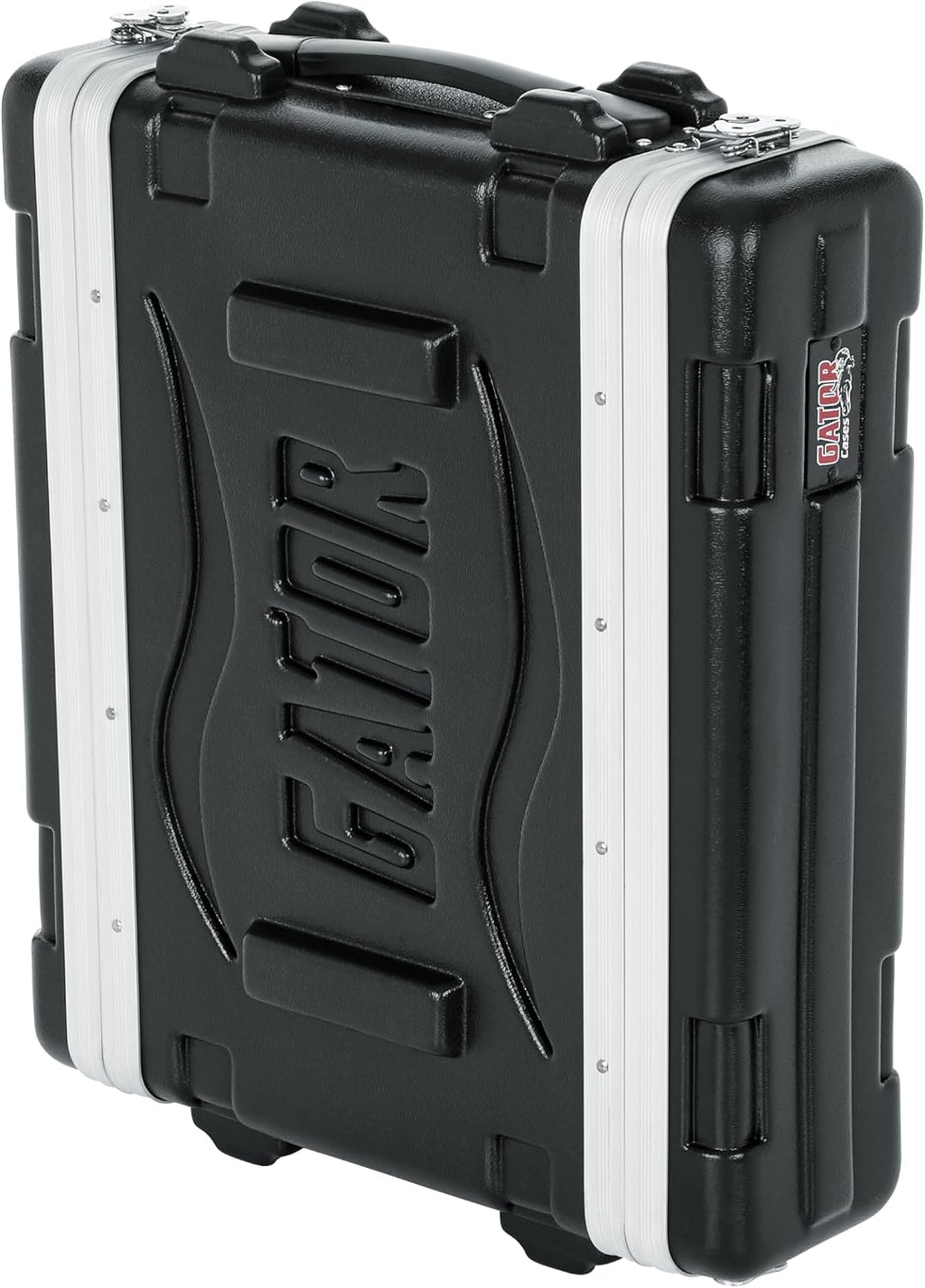 Gator Cases Lightweight Molded 2U Rack Case with Heavy Duty Latches; Shallow 14.25' depth (GR-2S)