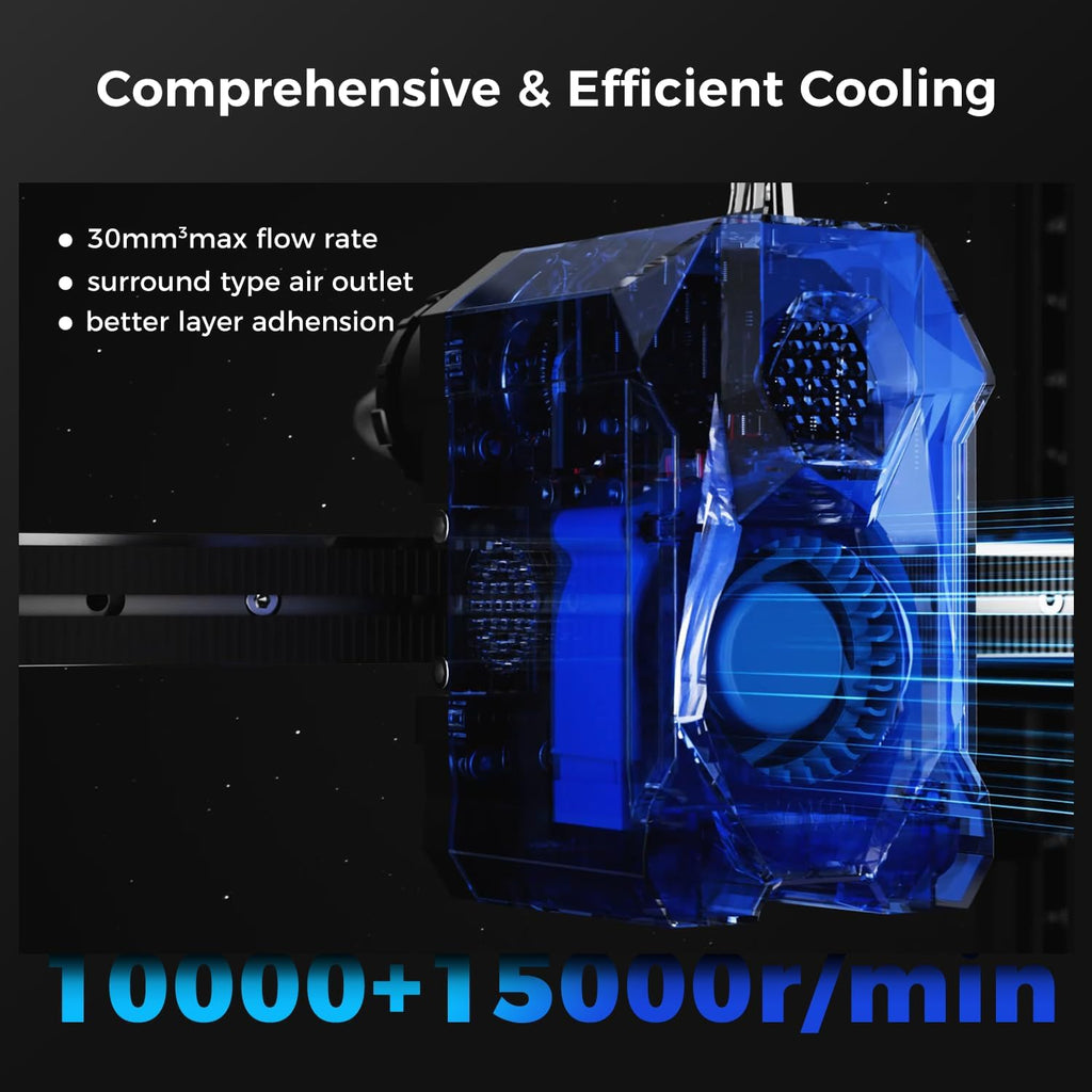 Sovol SV08 Core-XY 3D Printer Voron 2.4 Open Source, 700mm/s High Speed 3D Printers with 300℃ Clog-Free Hotend & Camera, Auto Leveling with 4 Independent Z Motors, Large Print Size 13.8x13.8x13.6in