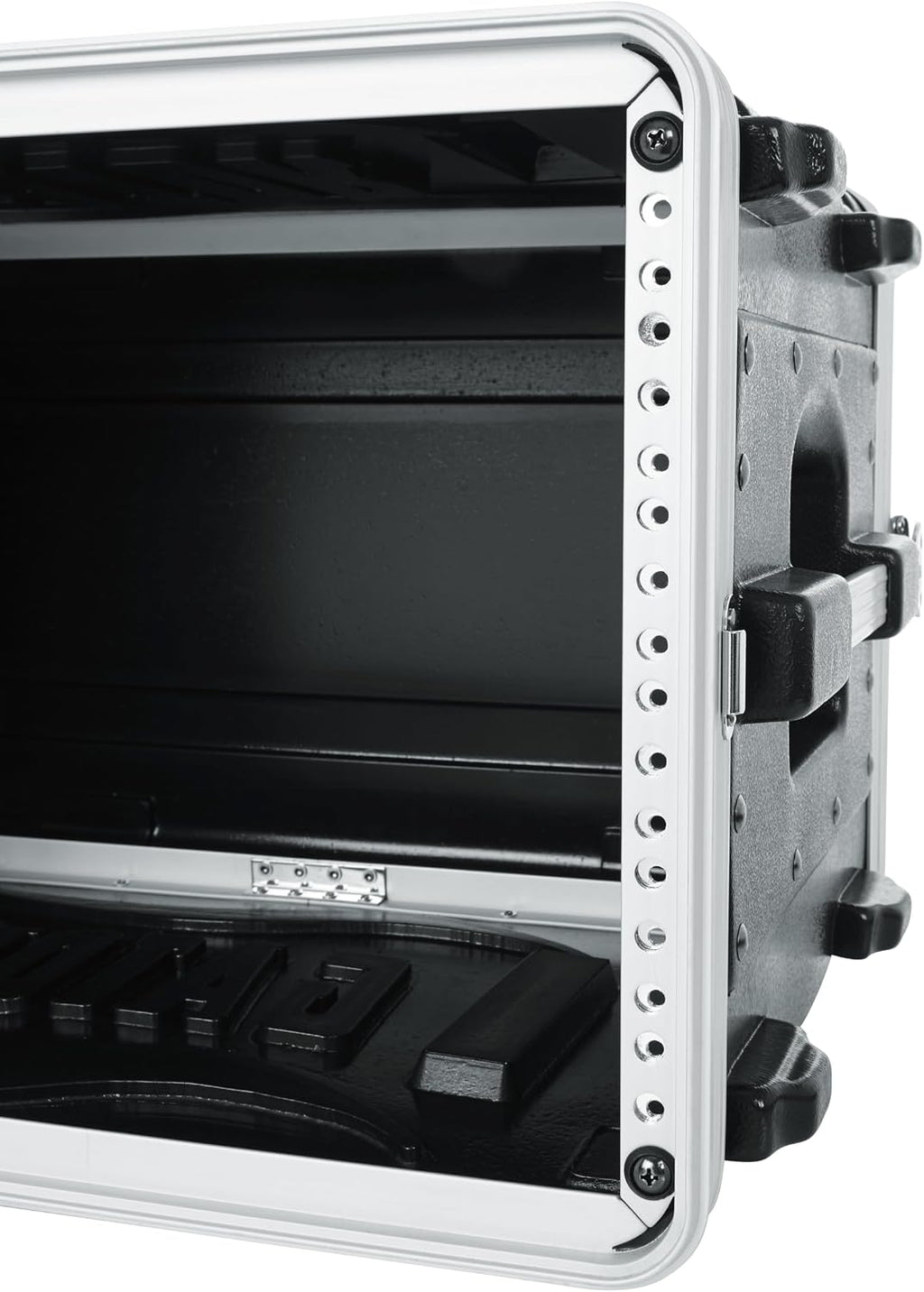 Gator Cases Lightweight Molded 6U Rack Case with Heavy Duty Latches, Shallow 14.25' Depth (GR-6S)