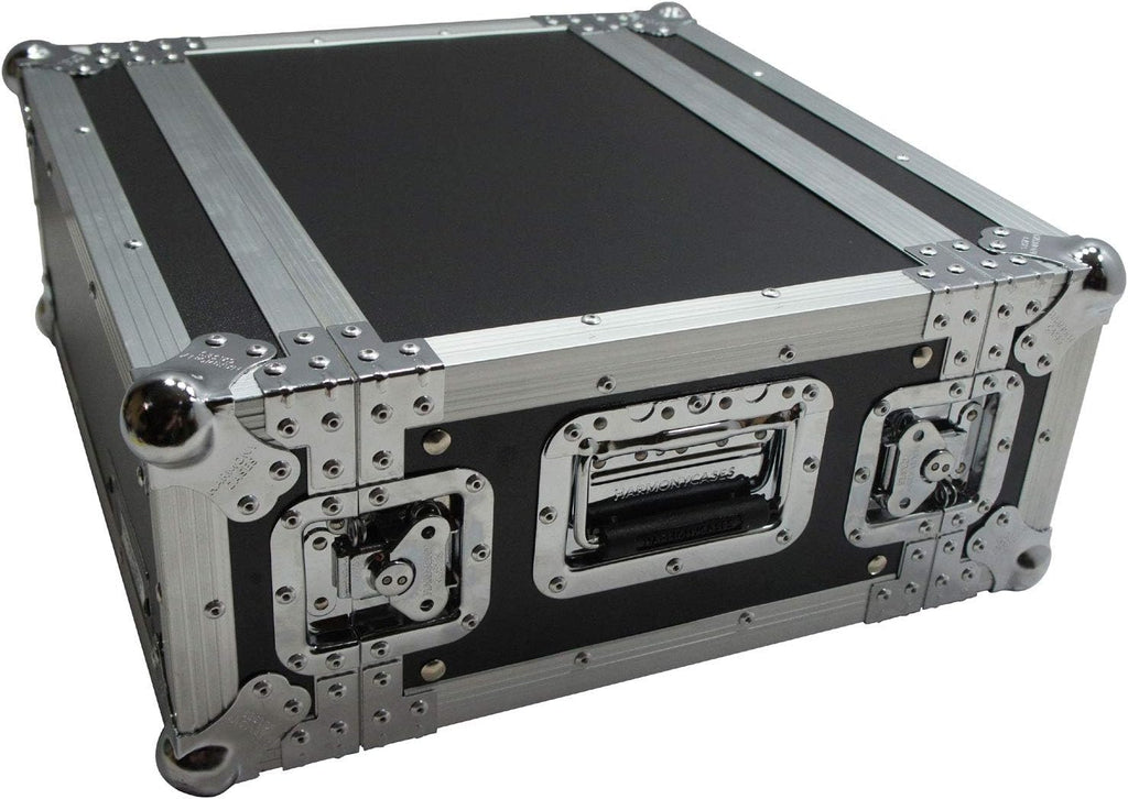 Harmony Audio Cases HC4UED Pro DJ Flight 4U FX Effect 16' Depth Road Vertical Case