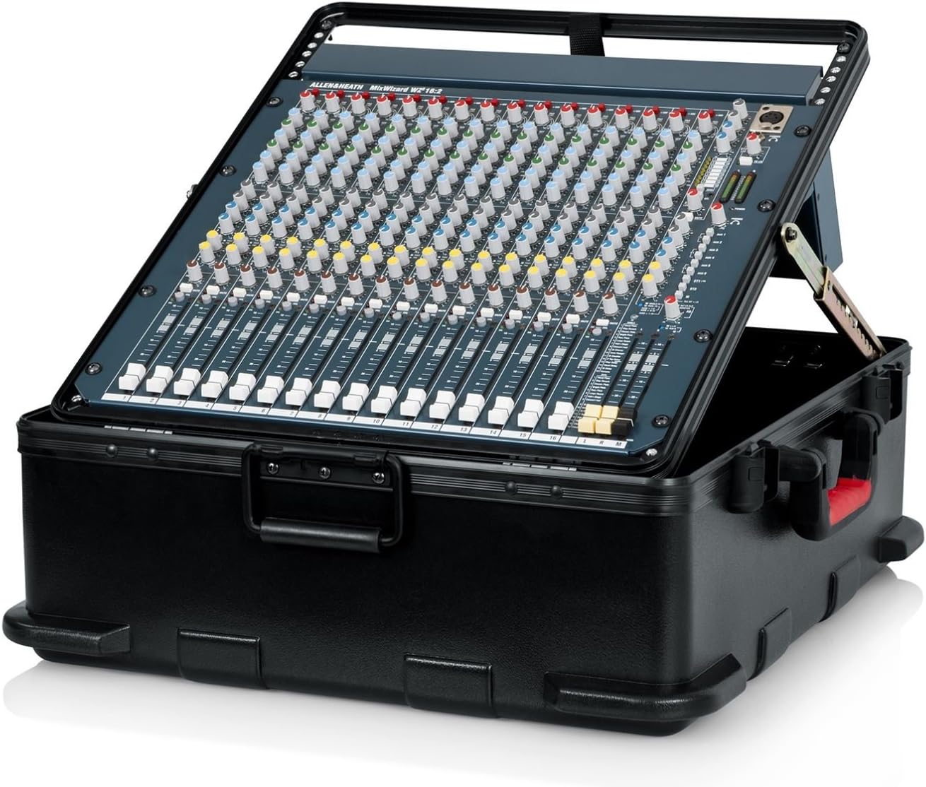 Gator Cases Molded Flight Case for Rack Mountable Mixers Up to 12U Rack Space with TSA Approved Locking Latch (GTSA-MIX12PU)