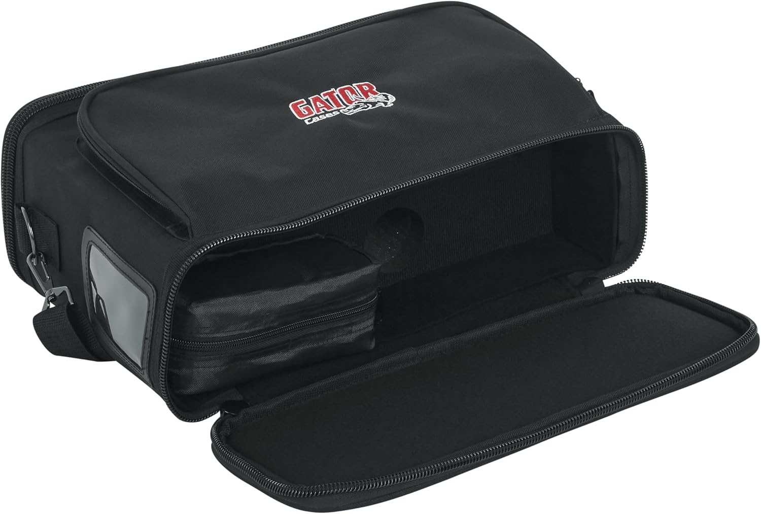 Gator Cases Padded Carry Bag to Hold Shure BLX Style Wireless System with (2) Microphones and (2) Body Packs, (GM-DUALW)