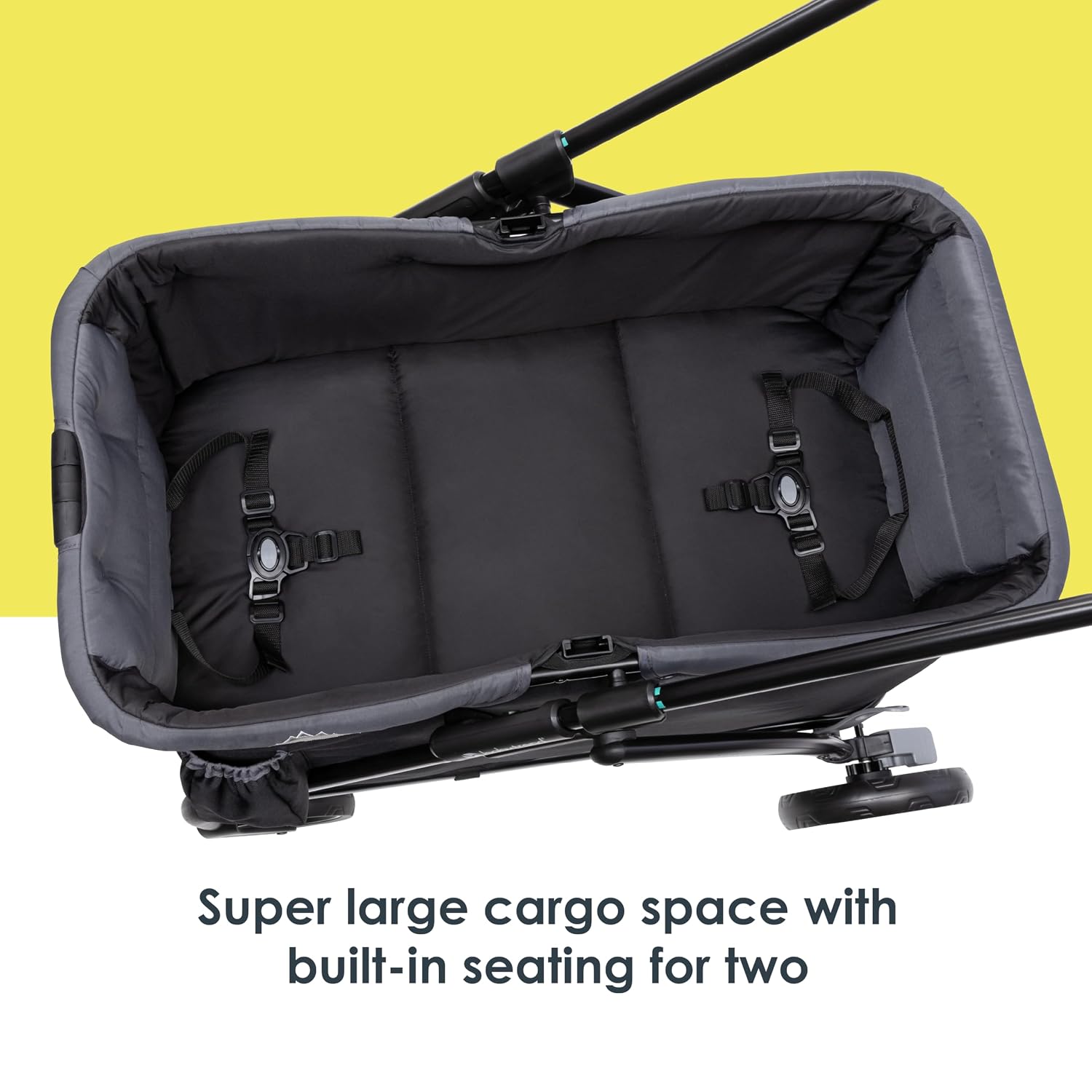 Baby Trend Expedition® LTE 2-in-1 Stroller Wagon, Madrid Black