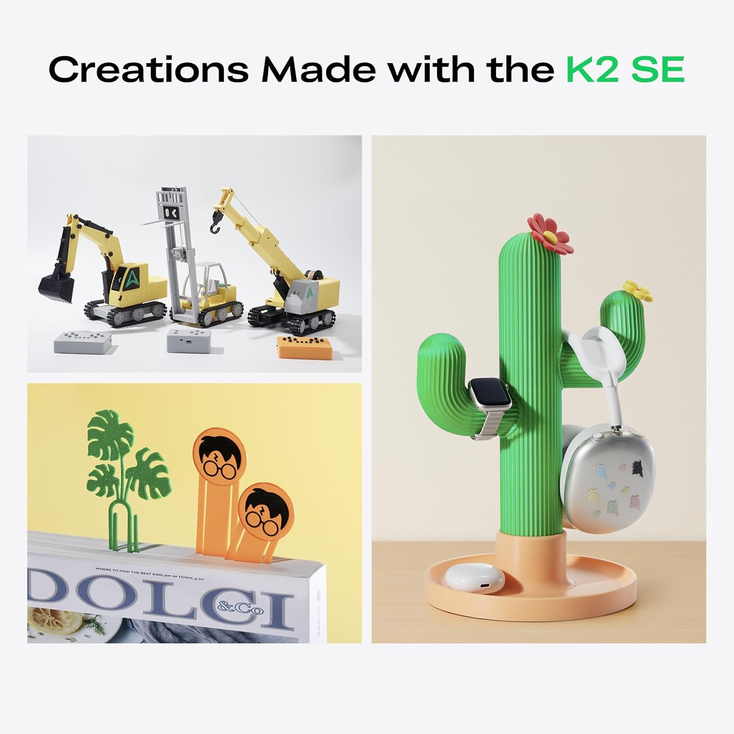 Creality K2 SE 3D Printer, Support Multicolor Printing Needs CFS, 500mm/s High-Speed Printing, Auto Leveling, Vibration Control, Compact Desktop Upgrate 3D Printer, Print Size 220x215x245mm