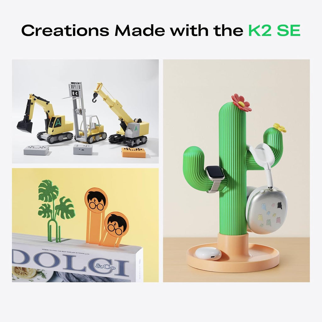Creality K2 SE 3D Printer, Support Multicolor Printing Needs CFS Bundle with Creality Space Pi X4 Filament Dryer Box