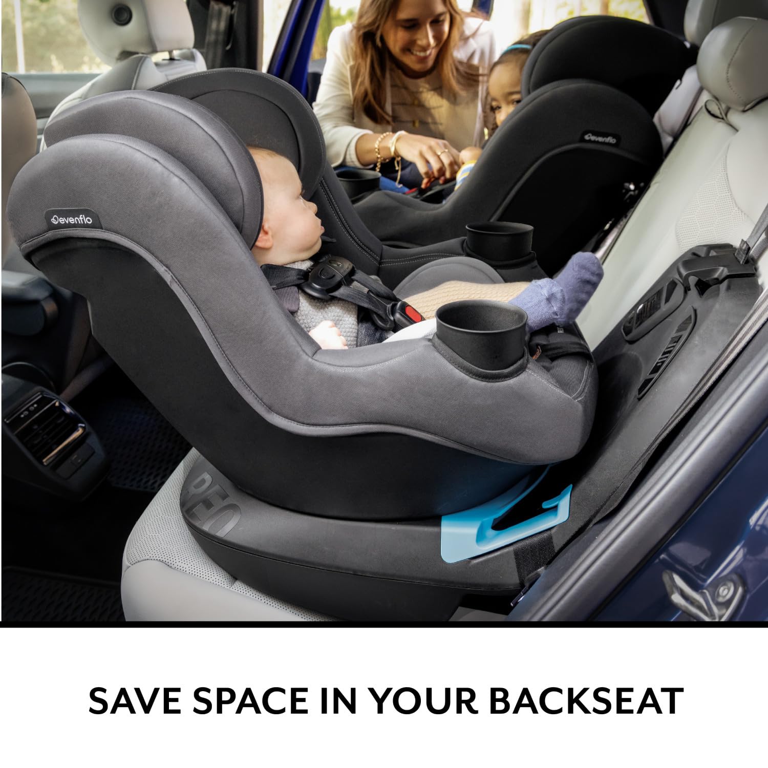 Evenflo REO by Revolve360 Rotational Convertible Car Seat (Holden)