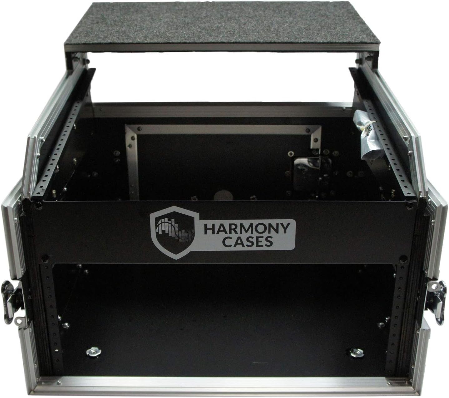 Harmony Audio Cases HCM4ULT DJ Laptop Glide 10U Slant Top 6U Vertical Rack Case New