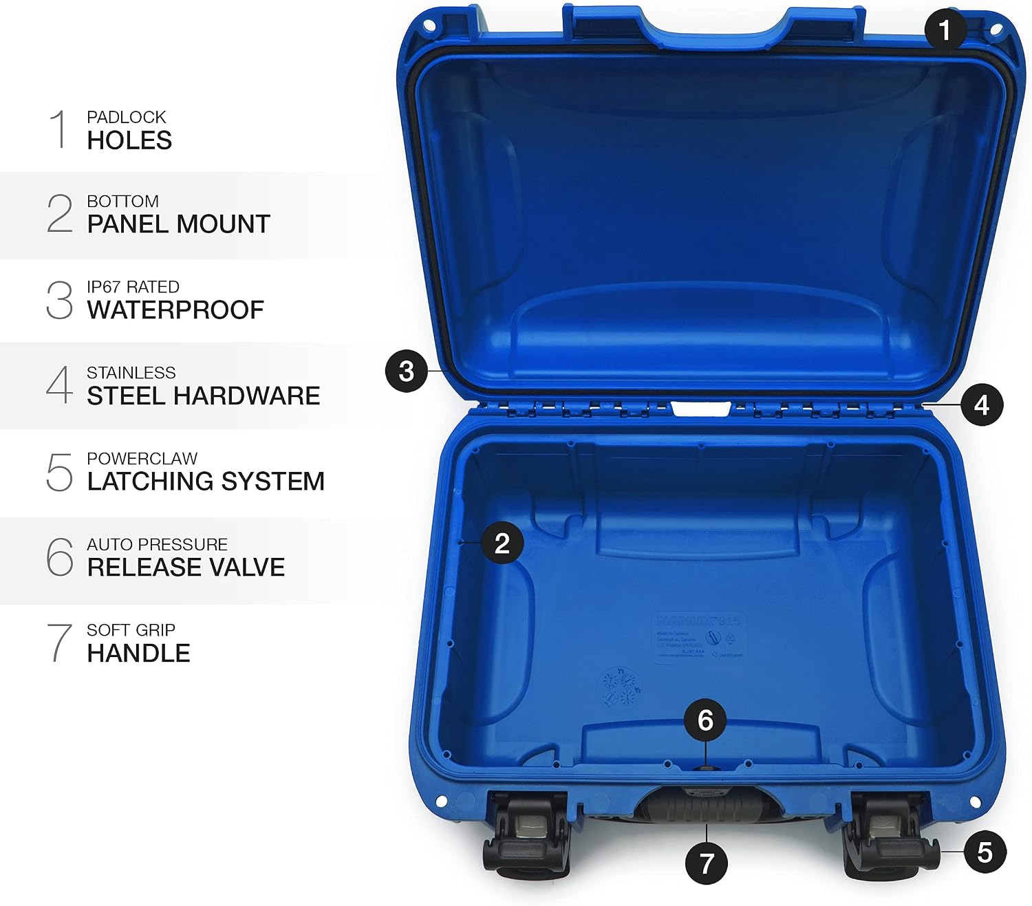 NANUK 915 Waterproof Hard Case - Blue (915-0008)