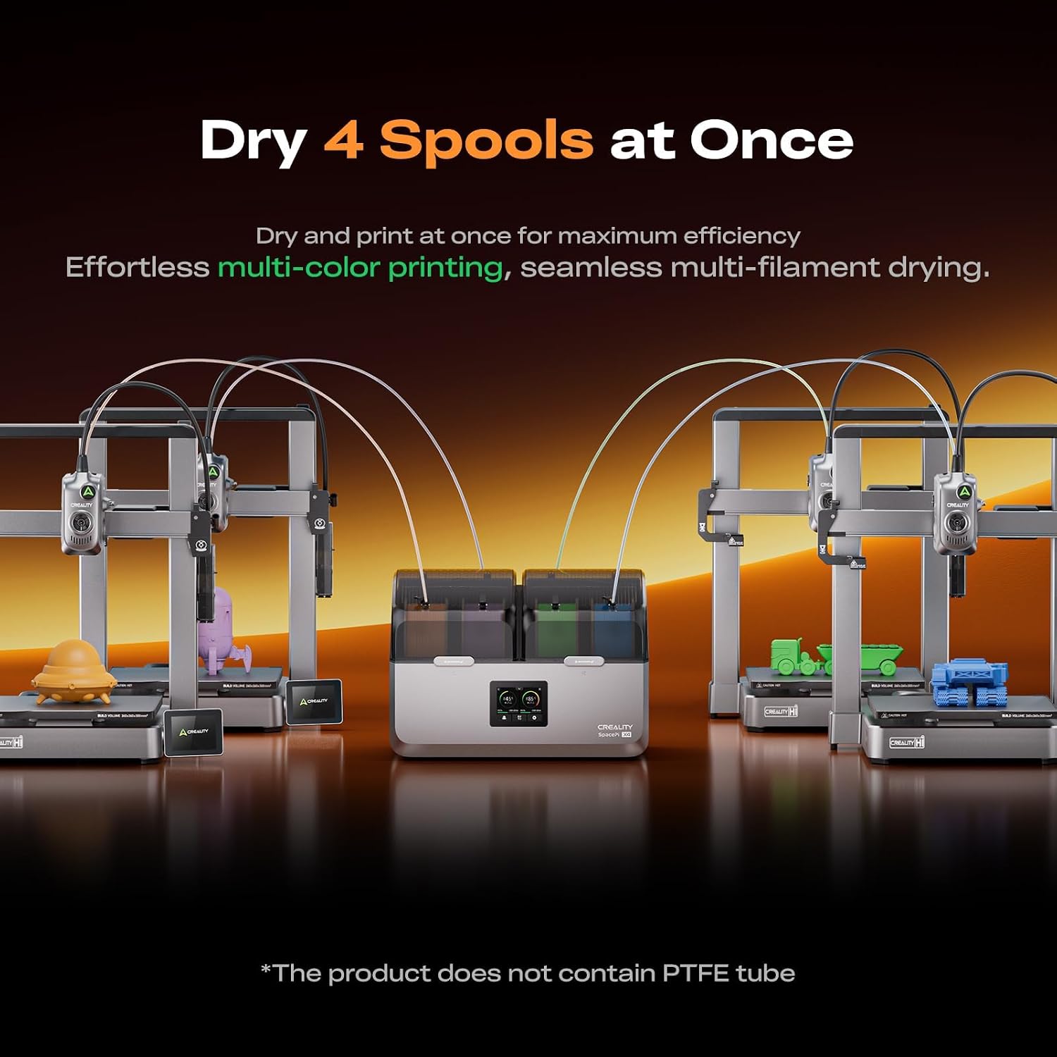 Creality Ender 3 V3 SE 3D Printer Bundle with Space Pi X4 Filament Dryer Box