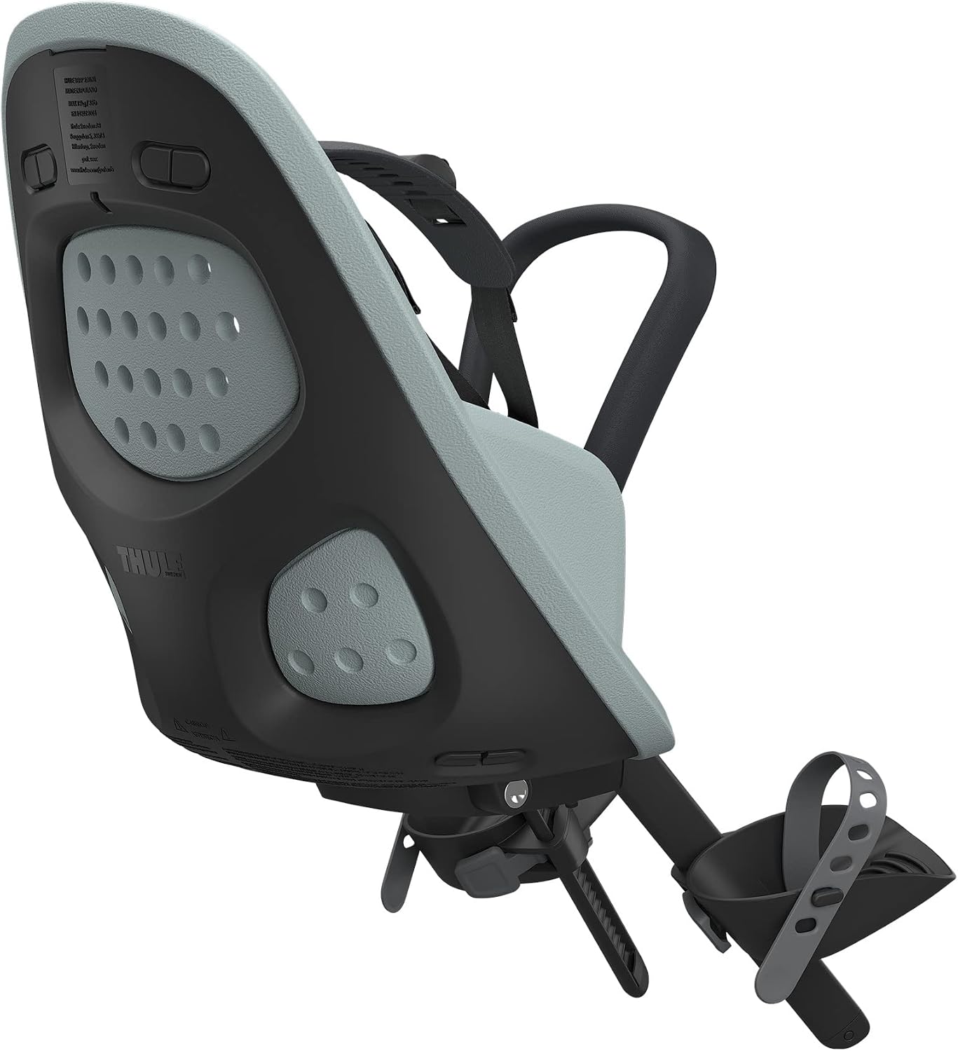 Thule Yepp 2 Mounted Child Bike seat, Adjustable footrests, 5-Point Harness and Easy to Mount Design