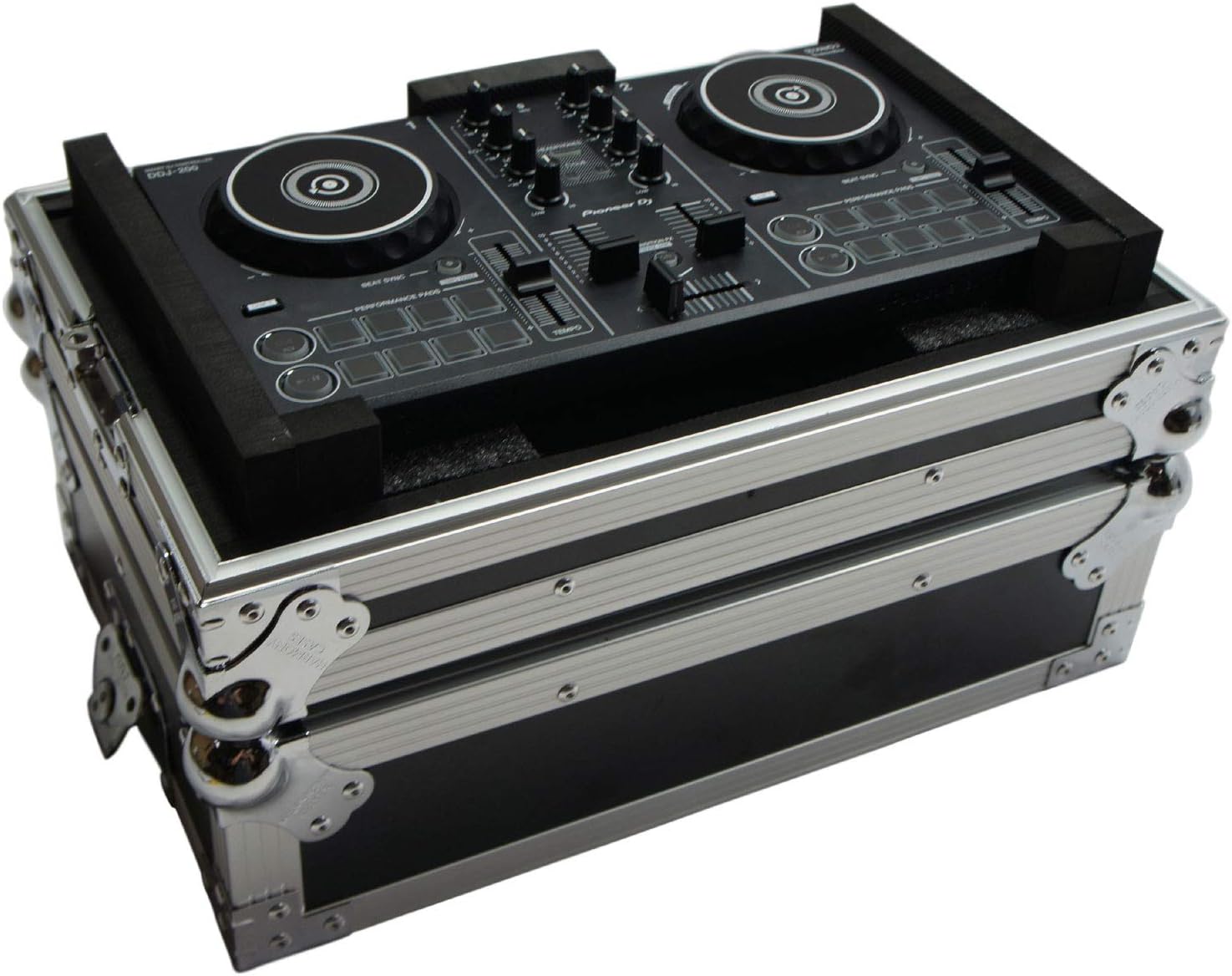 Harmony Audio HCDDJ200 Flight Glide Laptop Stand Tray DJ Custom Case Compatible with Pioneer DDJ-200