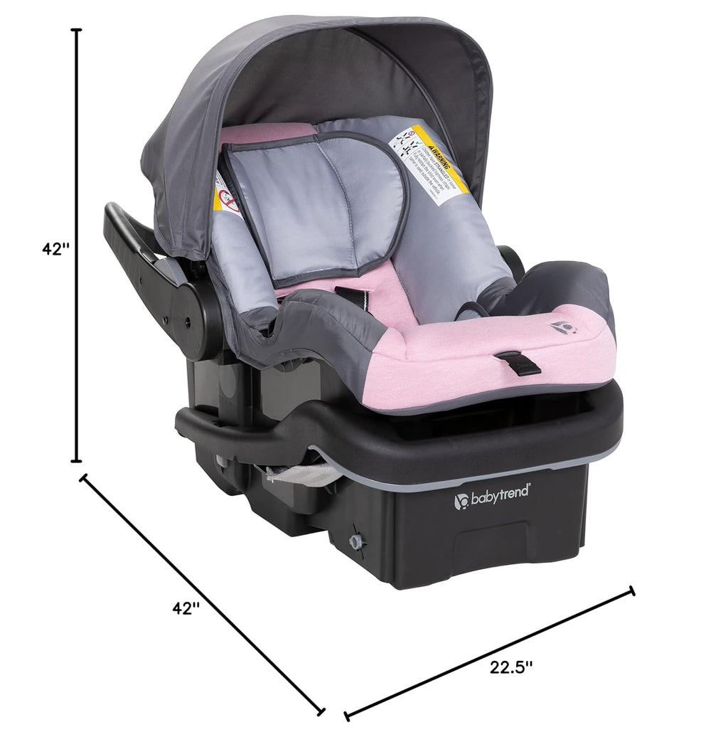 Baby Trend Passport® Cargo Stroller Travel System with EZ-Lift™ Plus Infant Car Seat, Pink Bamboo