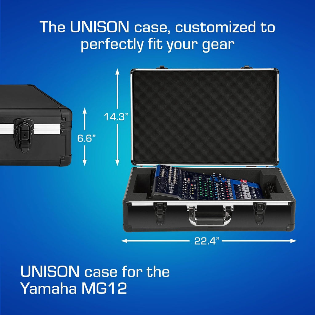 ANALOG CASES UNISON Case for Yamaha MG12XU - Ultra-Lightweight UNISON Hard Case