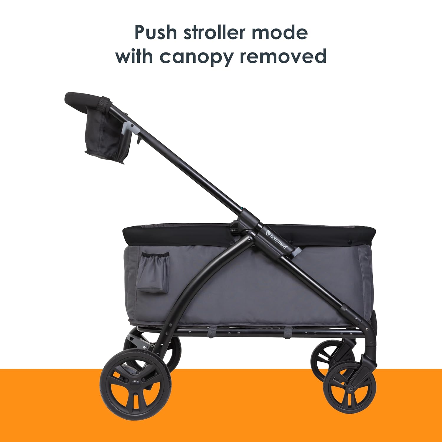 Baby Trend Tour™ LTE 2-in-1 Stroller Wagon, Gravity Black
