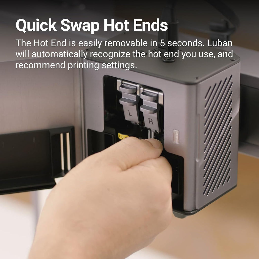 Snapmaker 2.0 Dual Extrusion 3D Printing Module for Dual Material Printing & Dual Color Printing and Breakaway&Dissolvable Support Printing,Compatible with A350T/A350/F350/A250T/A250/F250 3D Printer