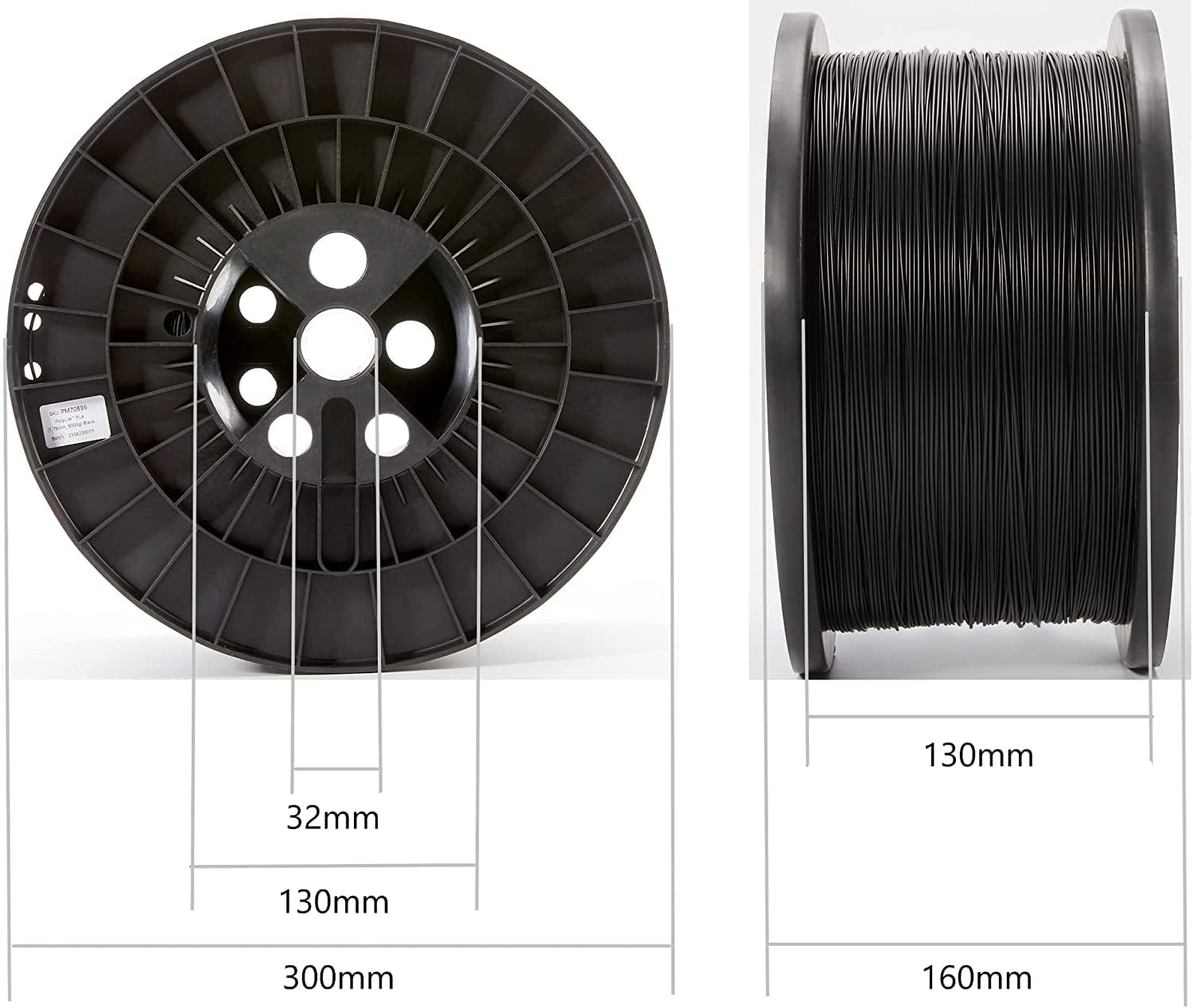 Polymaker ASA Filament 1.75mm White, 5kg ASA 3D Printing Filament, Heat & Weather Resistant - ASA 3D Printer Filament Perfect for Printing Outdoor Functional Parts