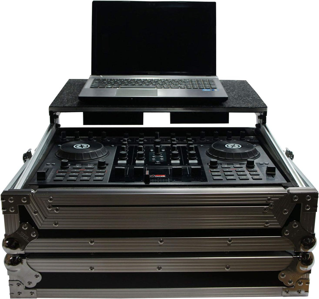 Harmony Audio HCTKS4LT Flight Glide Laptop Stand Travel DJ Custom Case Compatible with Numark Mixtrack