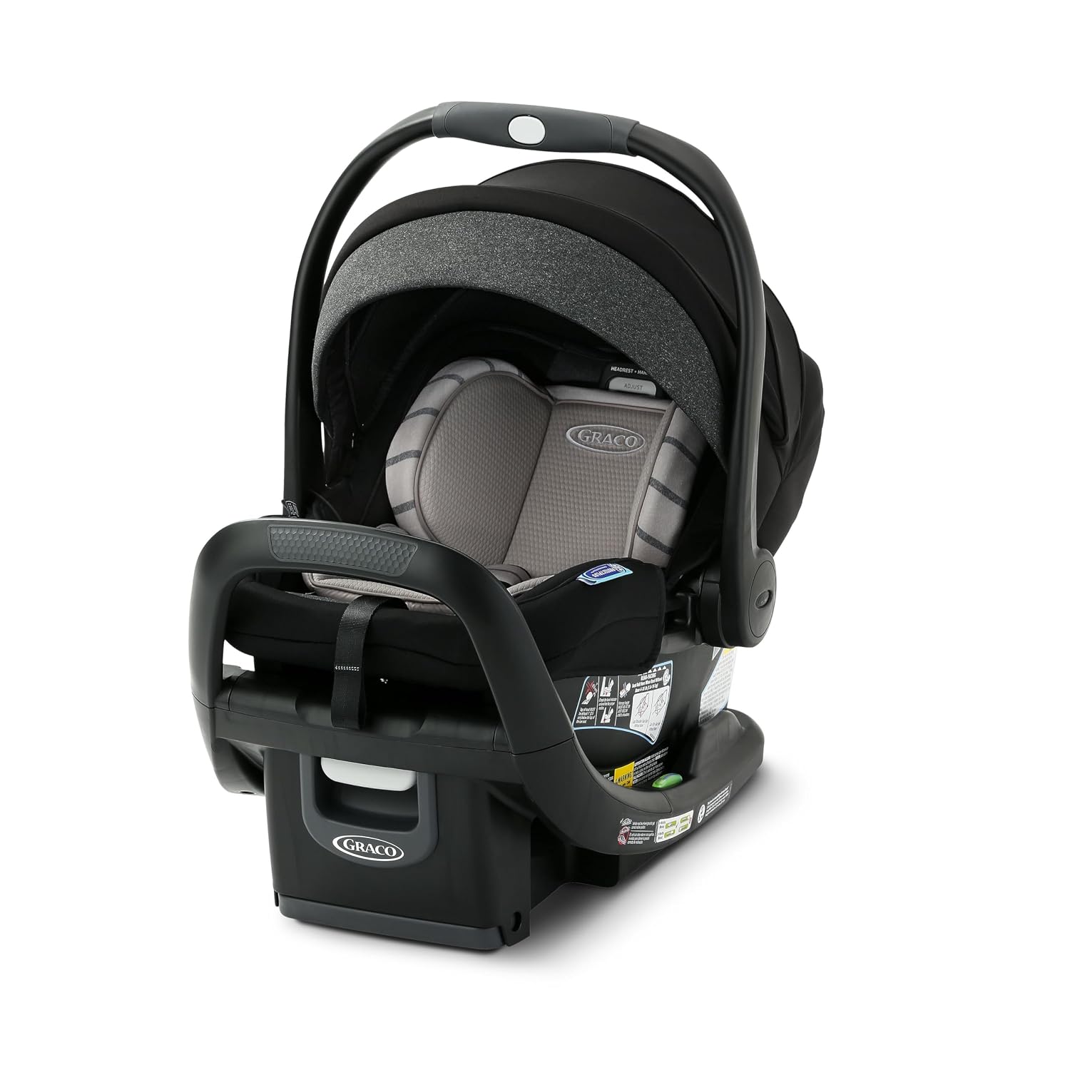 Graco® SnugRide SnugFit DLX Infant Car Seat, Baby Car Seat with Anti Rebound Bar for Extra Safety, SnugLock Easy Install Carseat, Baby Registry Must Have, Gift for New Parents, Maison