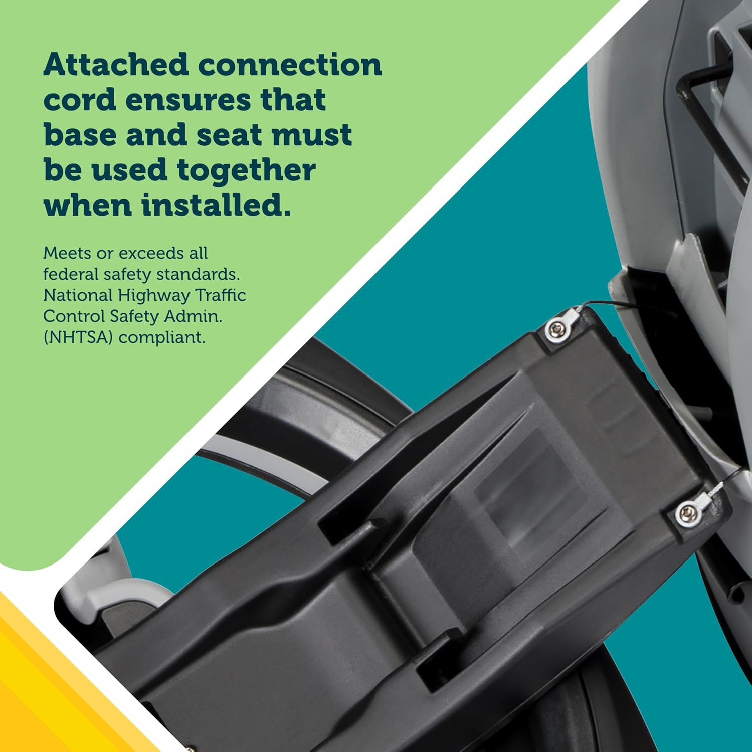 Safety 1st Turn and Go 360 ST Rotating All-in-One Convertible Car Seat, SafetySwivel Technology, SecureTech Installation, 3-in-1 Rear-Facing, Forward-Facing, Booster, 5-100 lbs, Siberian Caviar