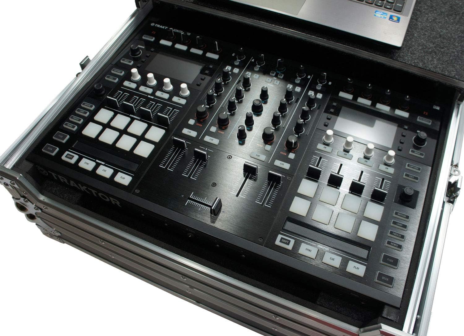 Harmony Audio HCTKS8LT Flight Glide Laptop Stand Custom Case Compatible with Traktor Kontrol S8