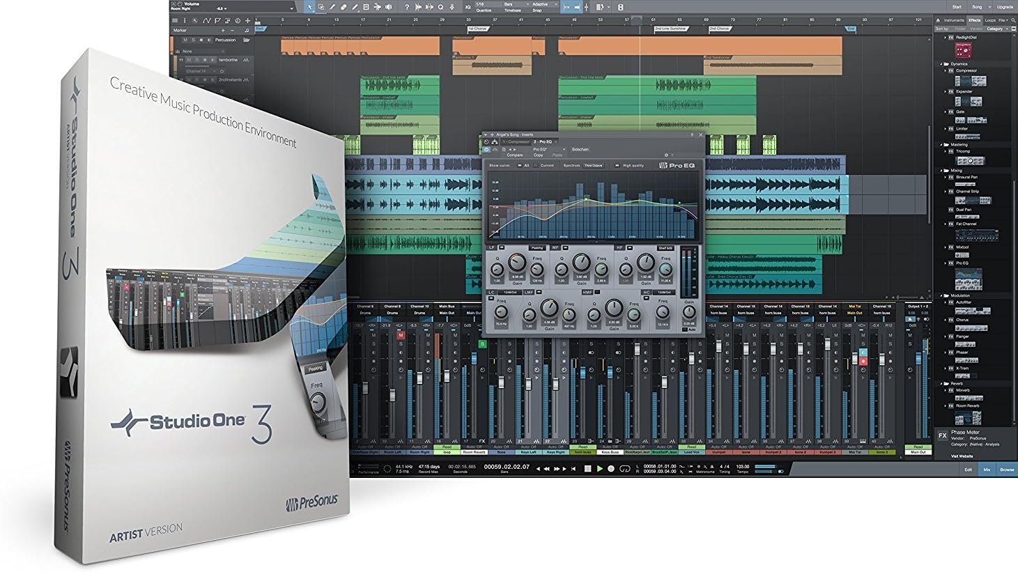 PreSonus AudioBox 96 USB 2×2 Interface Recording Bundle with LyxPro Cardioid Condenser Mic, HAS‑10 Headphones, Pop Filter, Shockmount, Stand, XLR Cable & Studio One Artist Software Kit
