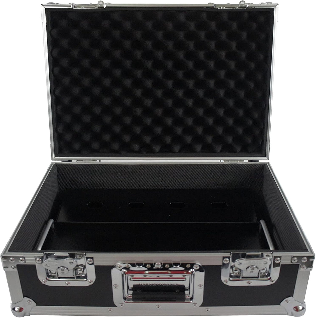 Harmony Audio Cases HCTPB18 Compatible With Guitar Effect Pedals HCTPB18 Custom Hard ATA Flight 18' Pedal Board Case
