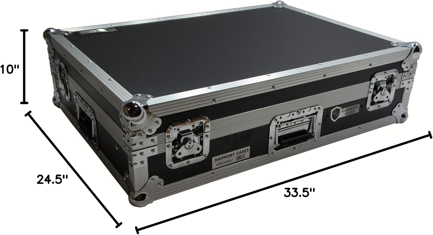 Harmony Audio HCMCX9000LT Flight Glide Laptop Stand DJ Custom Case Compatible with Denon Prime 4