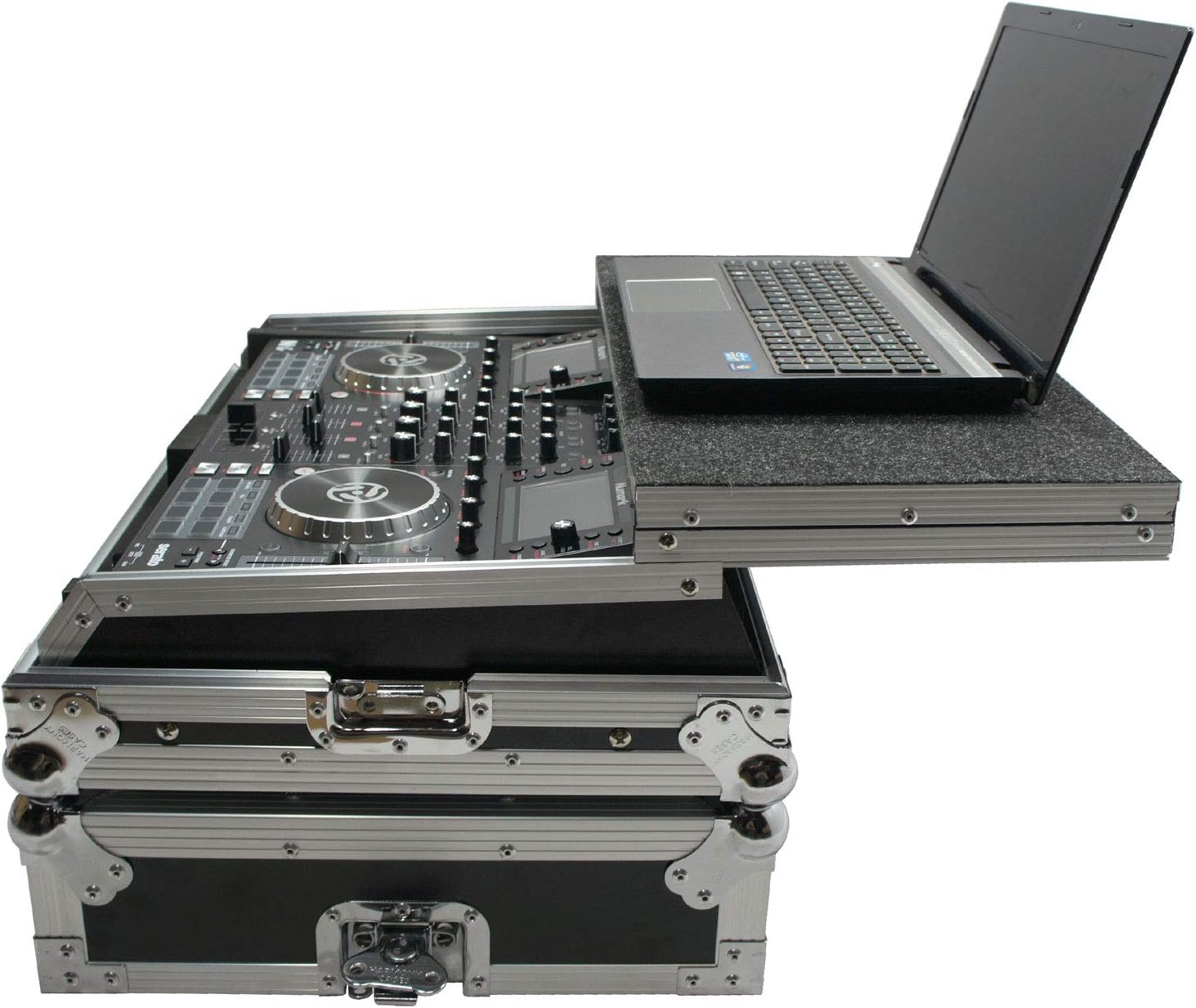 Harmony Audio HCNVLT Compatible With Numark NV II DJ Cases Flight Glide Laptop Stand Road DJ Custom Case