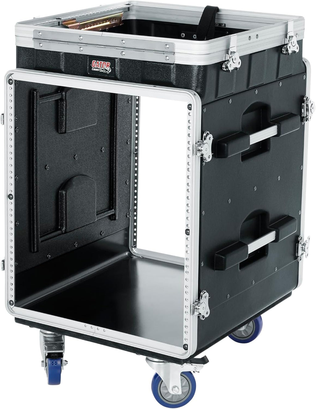 Gator Cases Soundcheck Series 10U Top, 12U Side Console Audio Rack (GRC-10X12 PU)