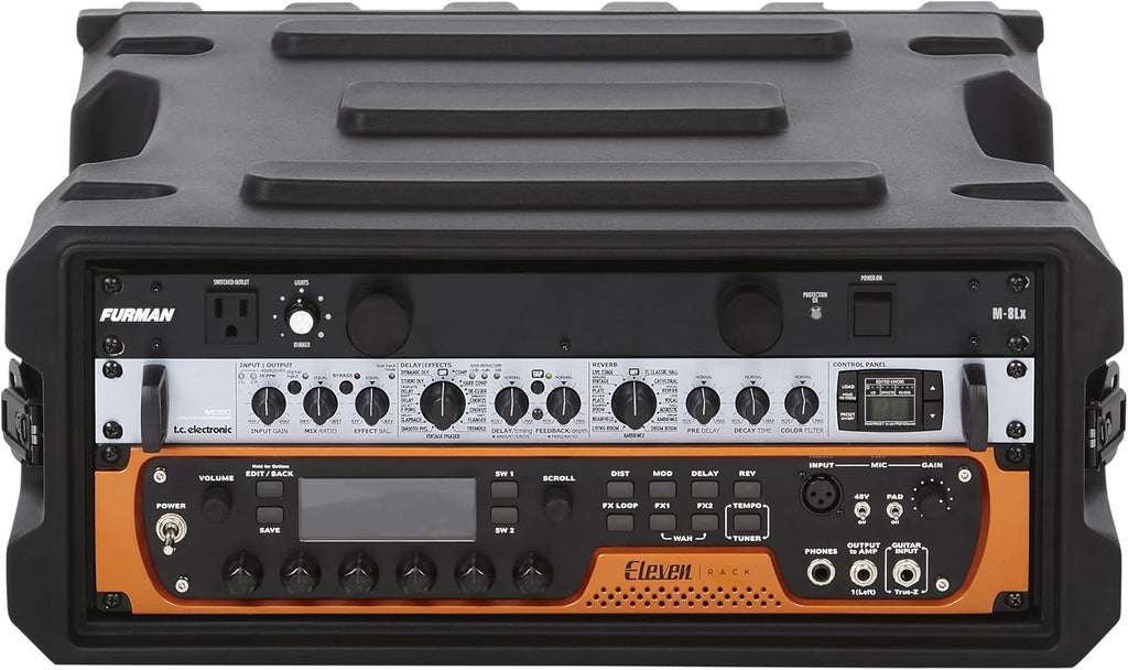 Gator Cases Pro Series Rotationally Molded 4U Rack Case with Standard 19' Depth; Made in USA (G-PRO-4U-19), Black