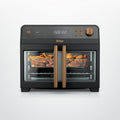 Ninja | French Door Premier Air fry Oven | 10-in-1 functions | 20.3-qt capacity | 5-qt Air Fry Basket, Sheet Pan, Wire Rack, Broil Rack | PFAS-free, Dishwasher-Safe Accessories | Black | FO101BK