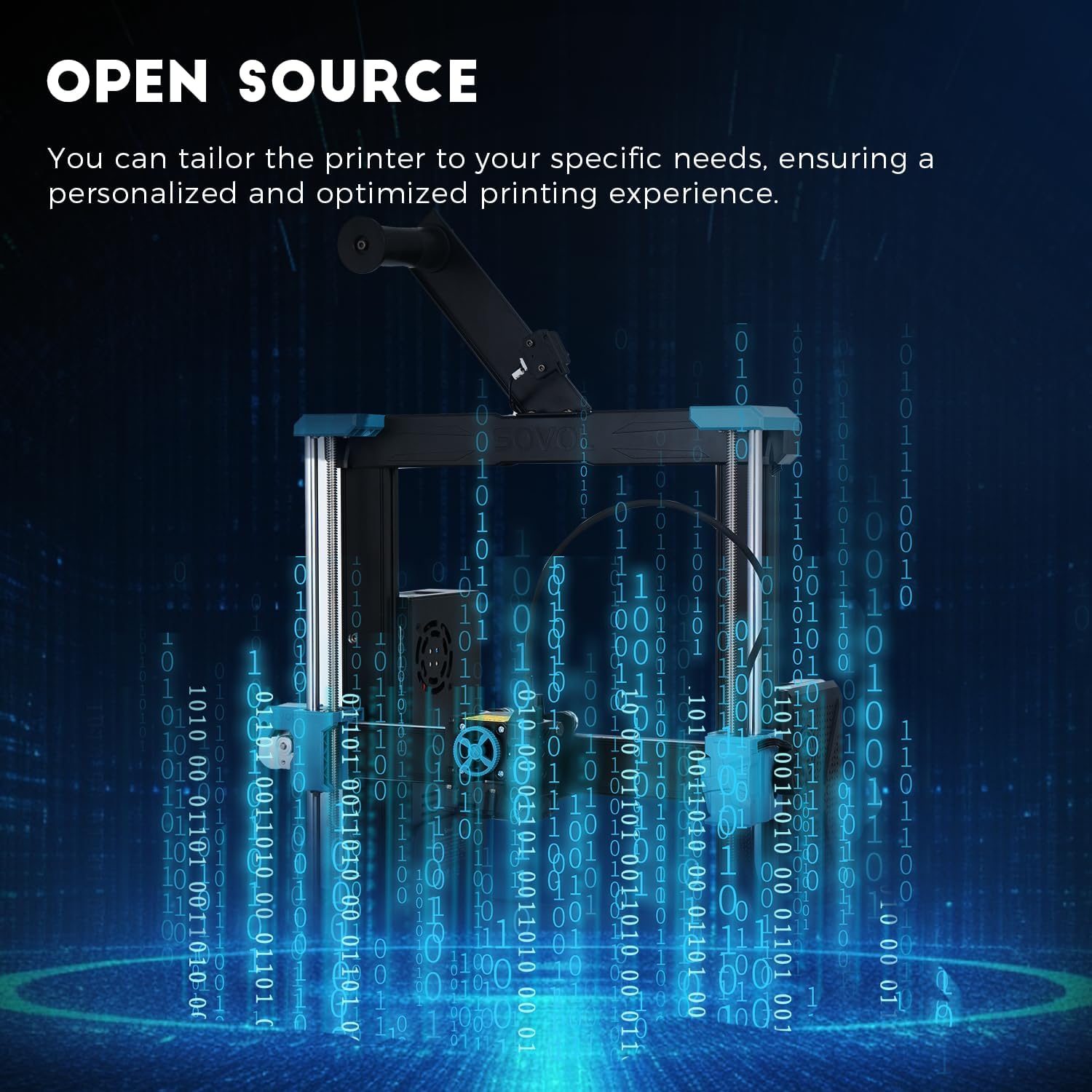 Sovol SV06 ACE 3D Printer Open Source, 600mm/s Max High Speed 3D Printers, Fully Auto Leveling, with Camera Upgraded Structure Planetary Dual Gear Direct Drive Printing Size 8.66x8.66x9.84 inch