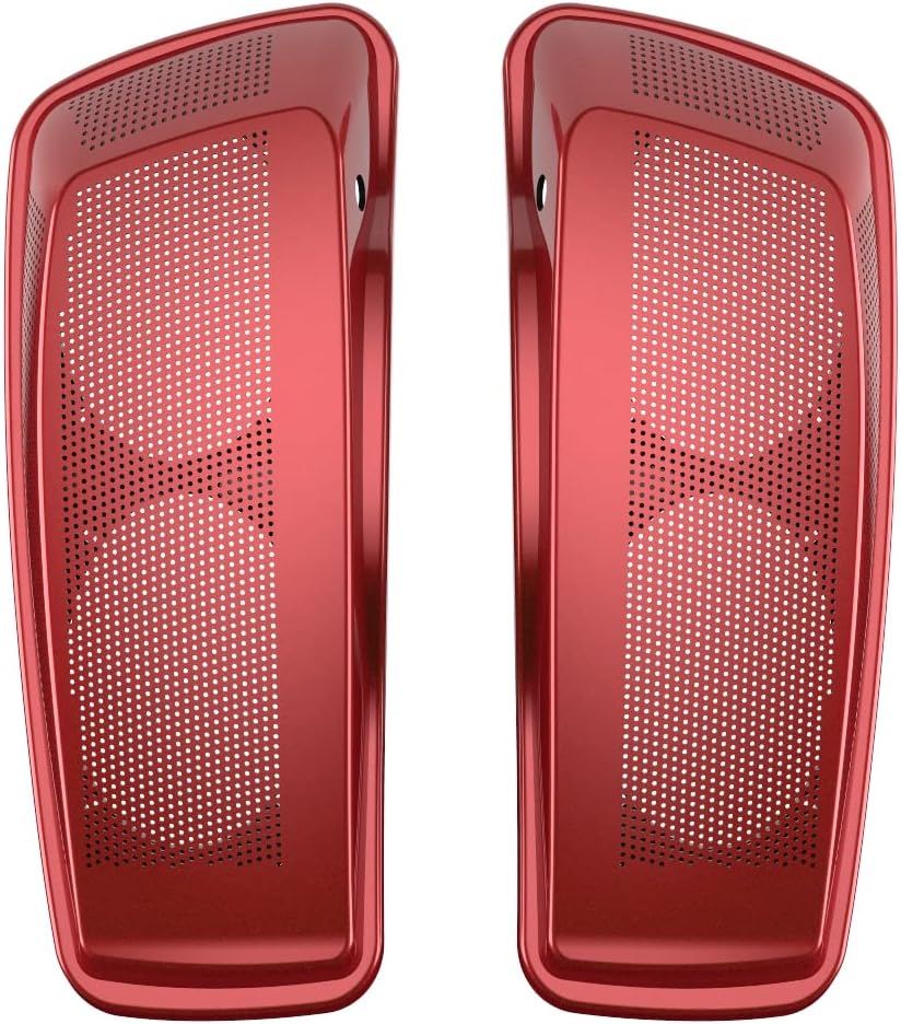 Advanblack Saddlebag Dual 6x9 Speaker lids, Audio Covers Fit for H-D Touring, Road Glide, Street Glide Special, Road King, 2014 2015 2016 2017 2018 2019 2020 2021 2022 2023