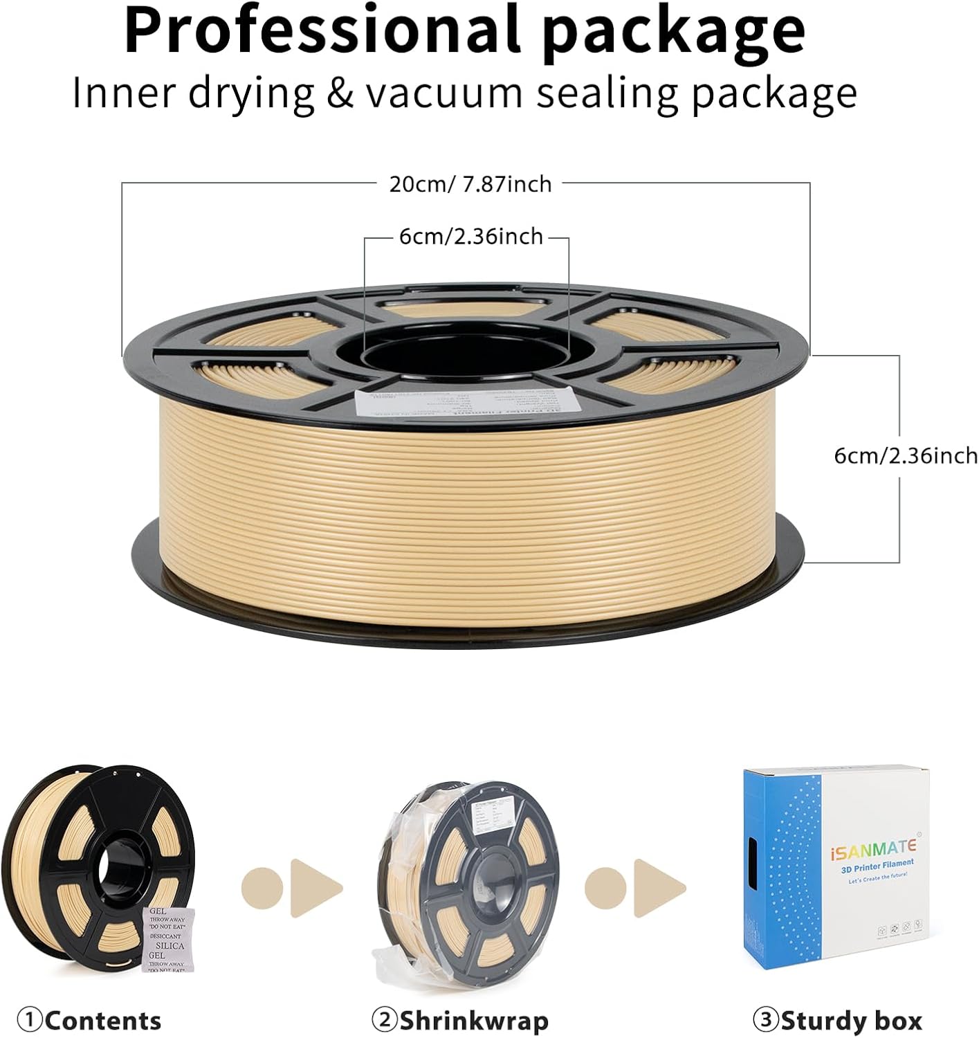 iSANMATE ASA 3D Printer Filament Bundle 12KG, UV & Weather Resistant ASA Filament Perfect for Outdoor Functional Parts, Dimensional Accuracy +/- 0.02mm, 1kgX12 Spool