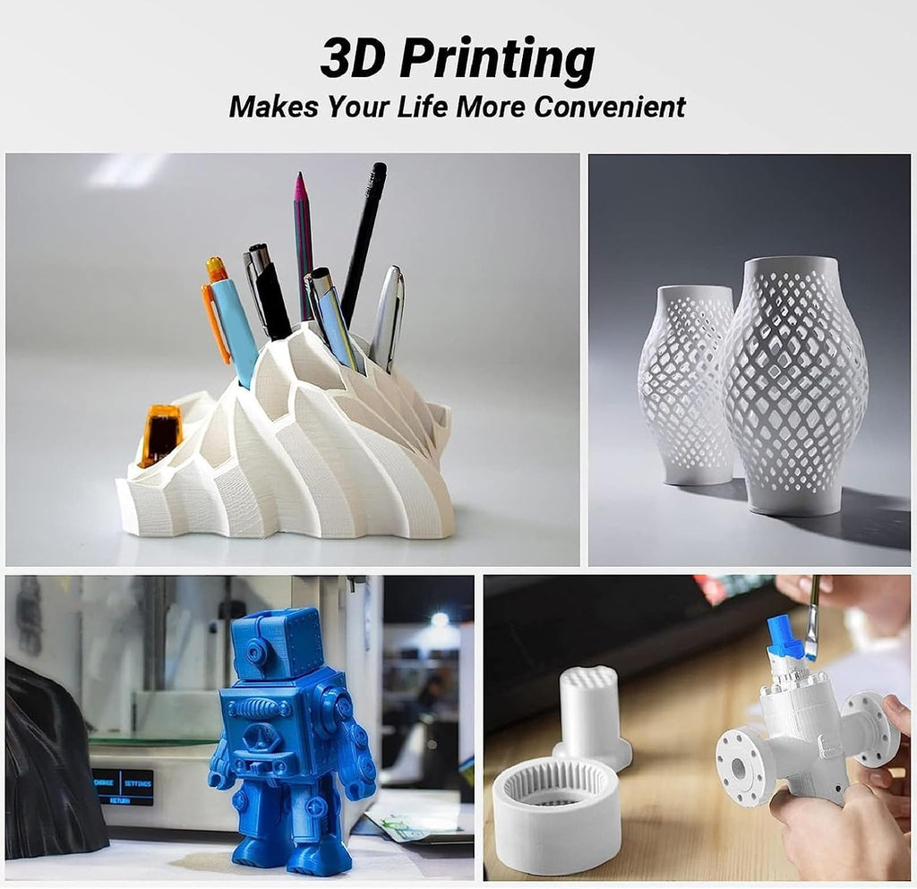Gonetre 3D Printer for Beginners High Speed High Frequency DIY 3D Printing Machine with 100x100x100mm Printing Size, for Hobbyists Kids Adults PLA Filament Compatible (US Plug)
