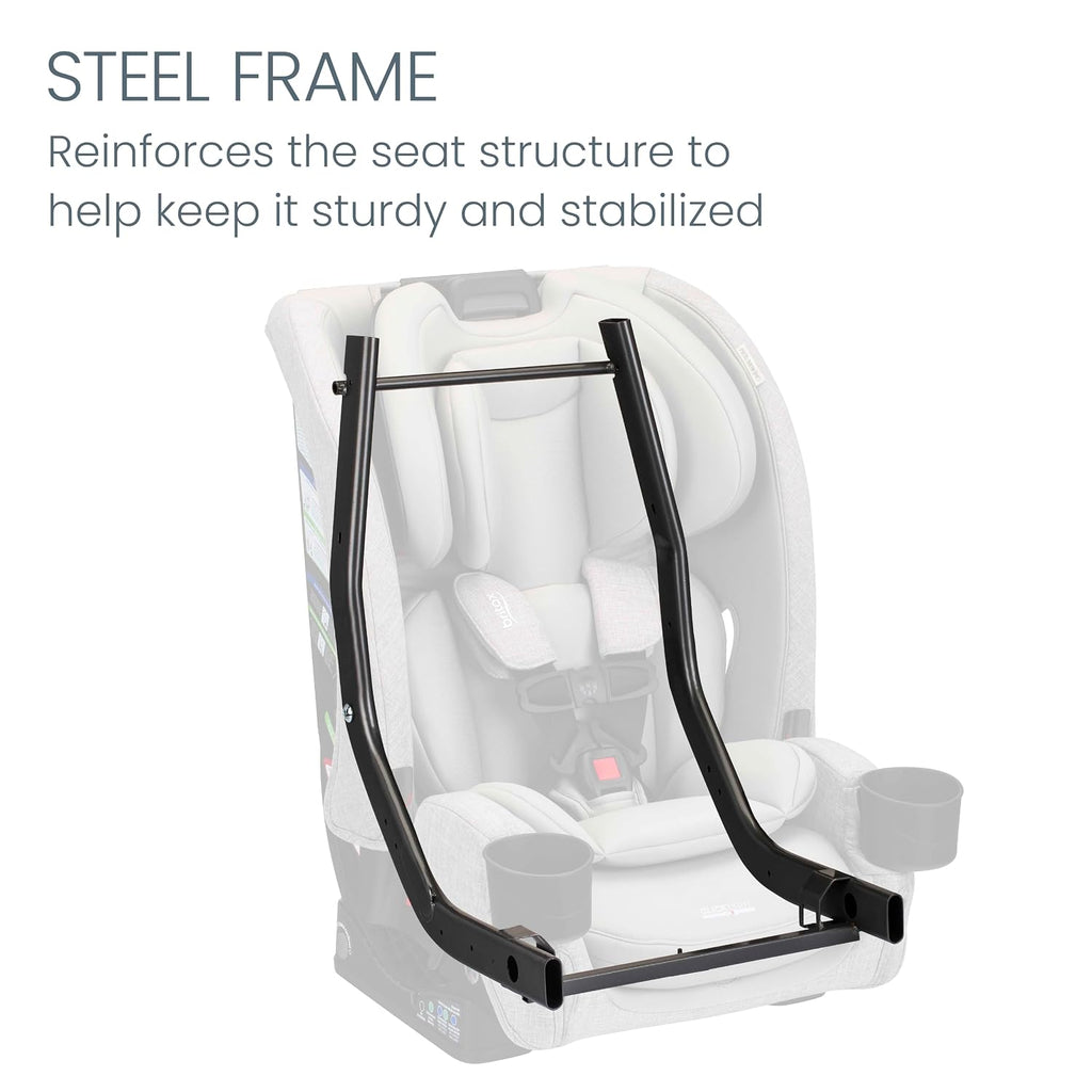 Britax One4Life Slim All in One Car Seat, Up to 10 Years of Use with Rear Facing, Forward Facing, & Booster Modes, 17.5' Slim Car Seat Design, ClickTight Installation & SafeWash Fabrics — Parchment
