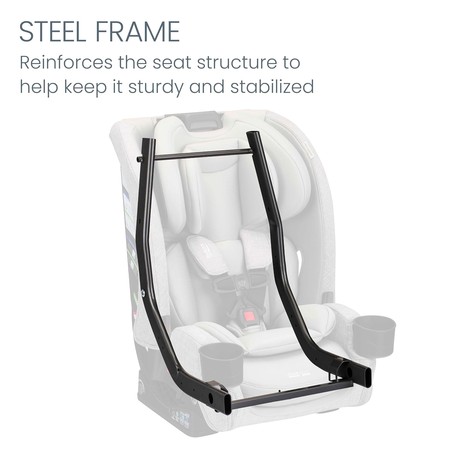 Britax One4Life Slim All in One Car Seat, Up to 10 Years of Use with Rear Facing, Forward Facing, & Booster Modes, 17.5' Slim Car Seat Design, ClickTight Installation & SafeWash Fabrics — Parchment