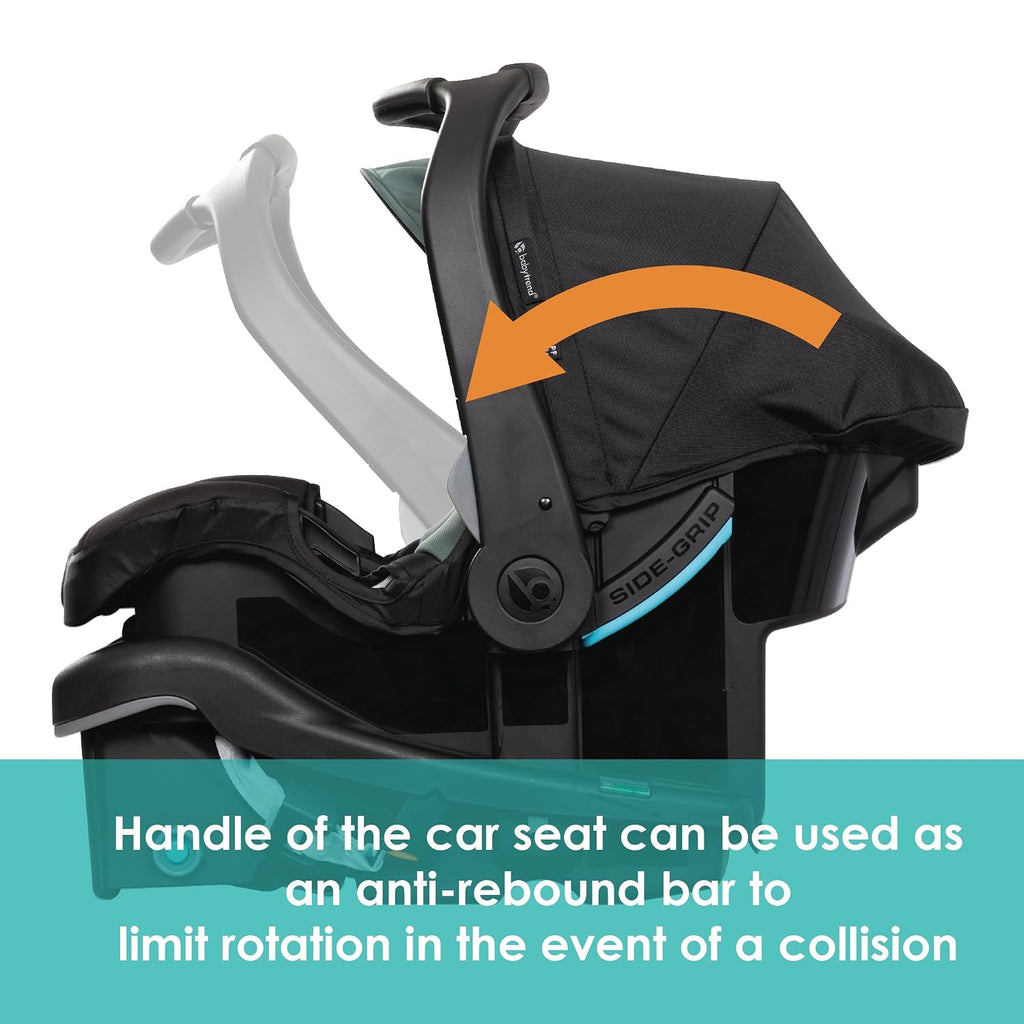 Baby Trend EZ Ride SE Travel System with Secure-Lift Infant Car Seat, Dash Sage
